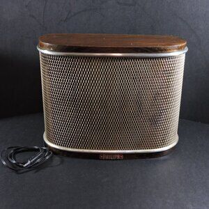 Vintage PHILIPS 1950's "Old School" Speaker Repurposed For Plug N Play